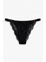 Glimmer Lace Payet Detaylı Ayarlanabilir Askılı Külot - Kırmızı