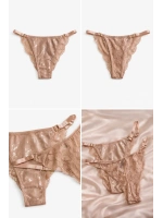 Glimmer Lace Payet Detaylı Ayarlanabilir Askılı Külot - Kırmızı