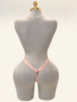 Lace Desire Çiçek Dantelli Kalın Bant Detaylı Külot - Siyah
