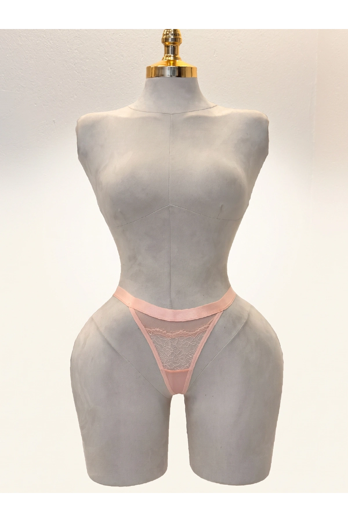 Lace Desire Çiçek Dantelli Kalın Bant Detaylı Külot - Beyaz