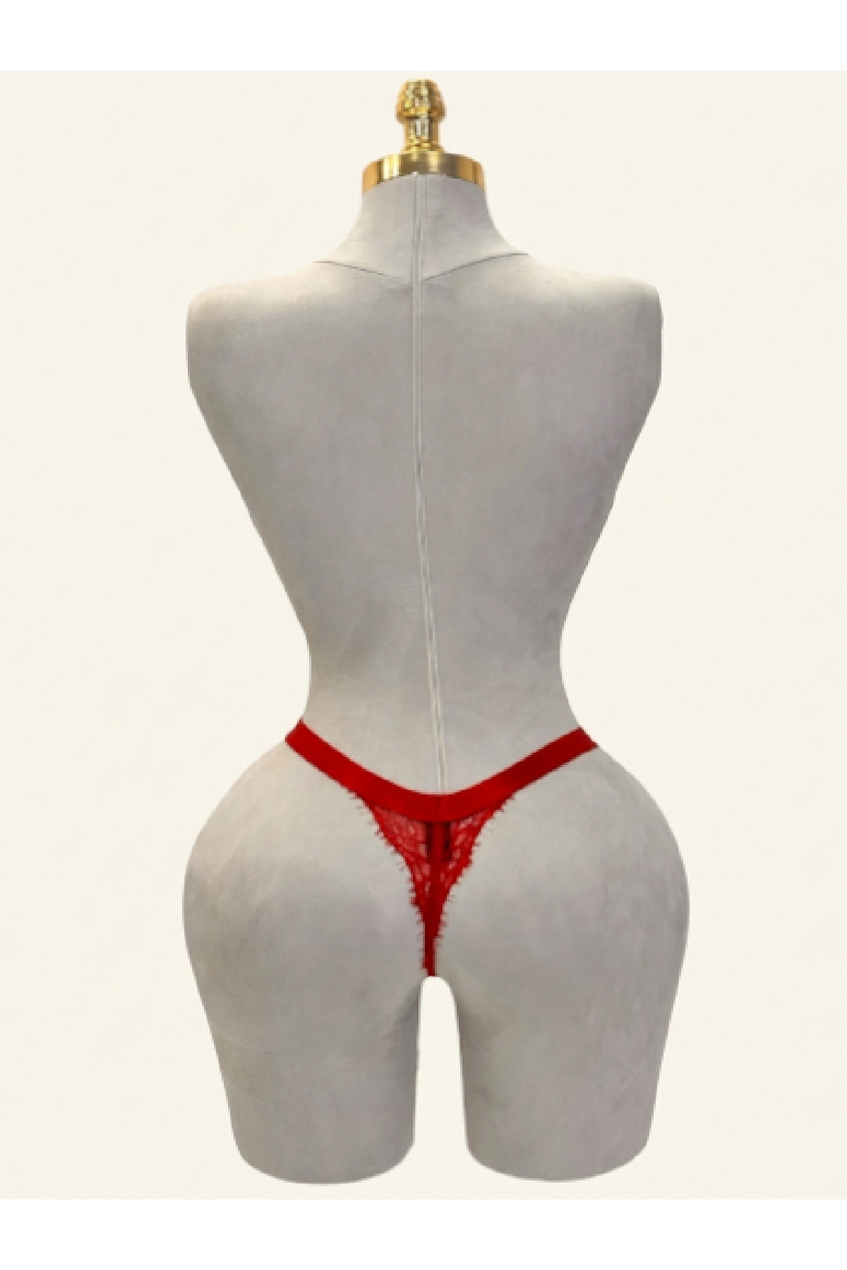 Lace Desire Çiçek Dantelli Kalın Bant Detaylı Külot - Beyaz