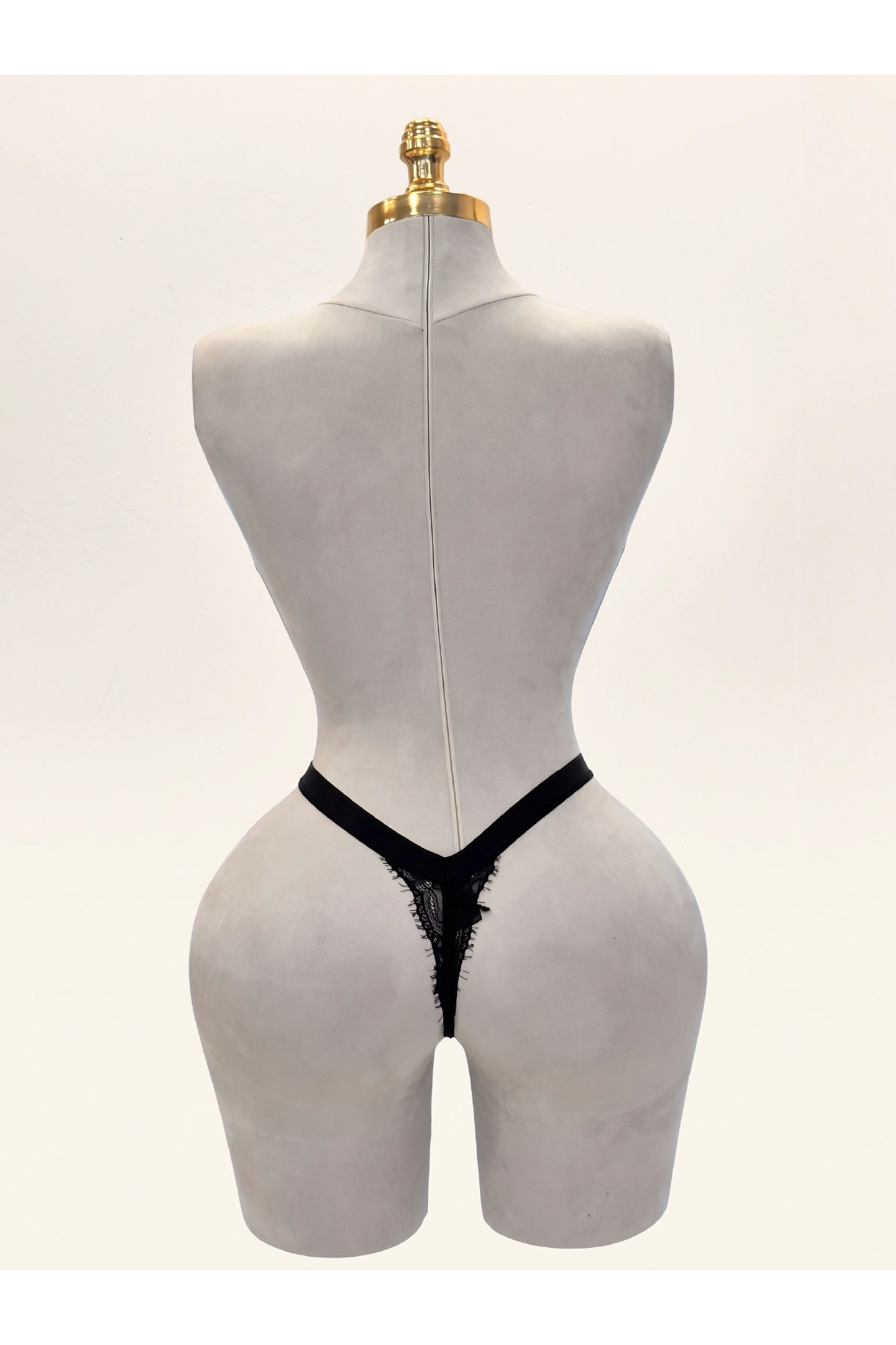 Lace Desire Çiçek Dantelli Kalın Bant Detaylı Külot - Beyaz