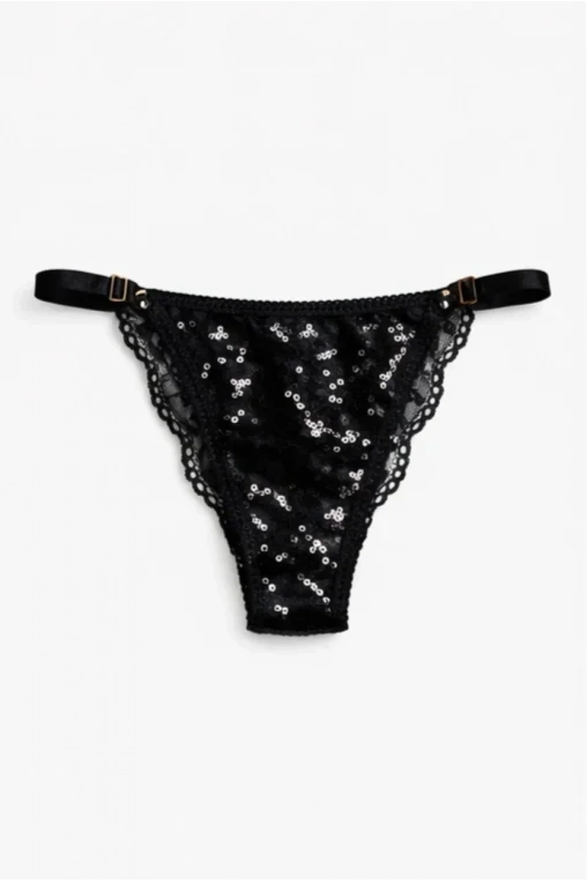 Glimmer Lace Payet Detaylı Ayarlanabilir Askılı Külot - Kırmızı