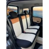 Volkswagen Caddy Araca Özel VIP Koltuk Kılıfı - Elite Taba Tay Tüyü - Arka 2+1 Tam Uyumlu
