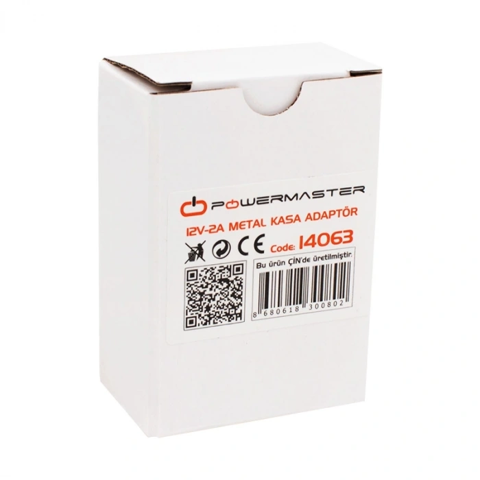 12 VOLT - 2 AMPER - 24 WATT METAL KASA ADAPTÖR (5047)