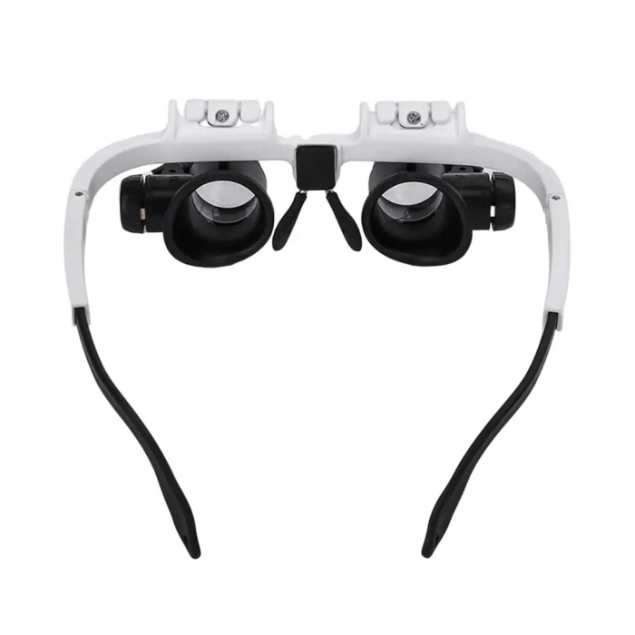 2 LED IŞIKLI PİLLİ BÜYÜTEÇLİ GÖZLÜK (5047)