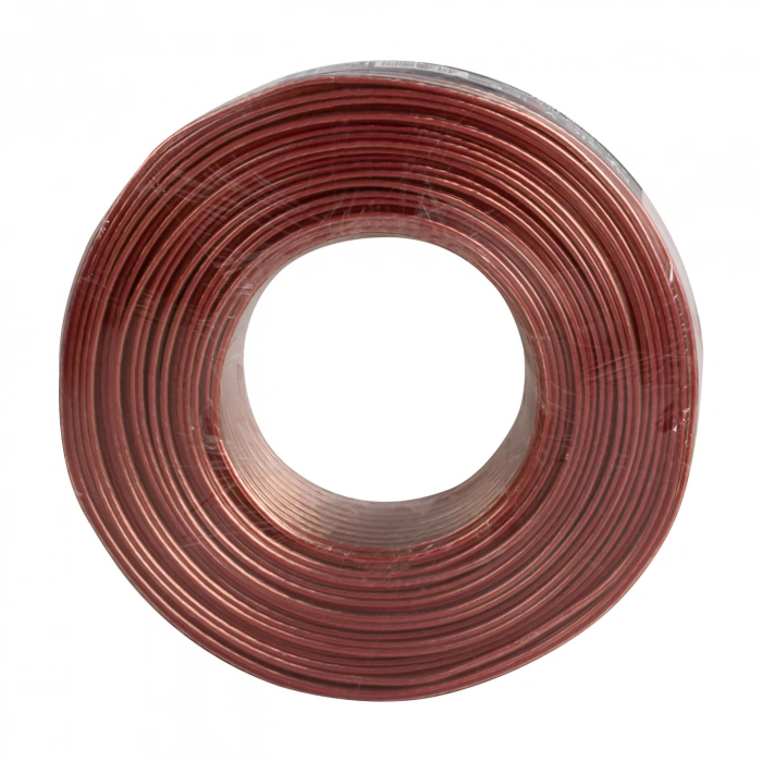 2X1.0 ŞEFFAF 100 METRE HOPARLÖR KABLOSU (5047)