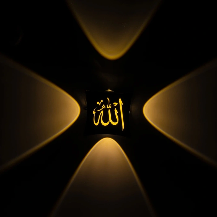 3000K ALLAH DEKORATİF LED DUVAR APLİK (5047)
