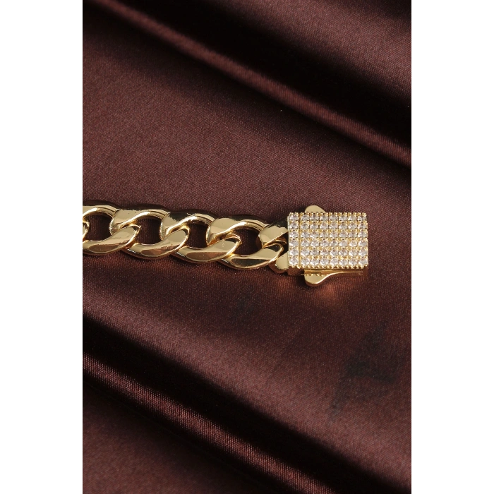 316L Çelik Vip Seri Gold Renk Gurmet Model Bileklik