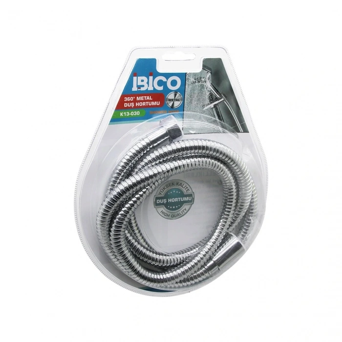 360 DERECE - METAL  DUŞ HORTUMU  1.5MT   VAKUMLU AMBALAJ   ANTİ TWİST=DOLANMAZ-KIVRILMAZ-KOPMAZ (5047)
