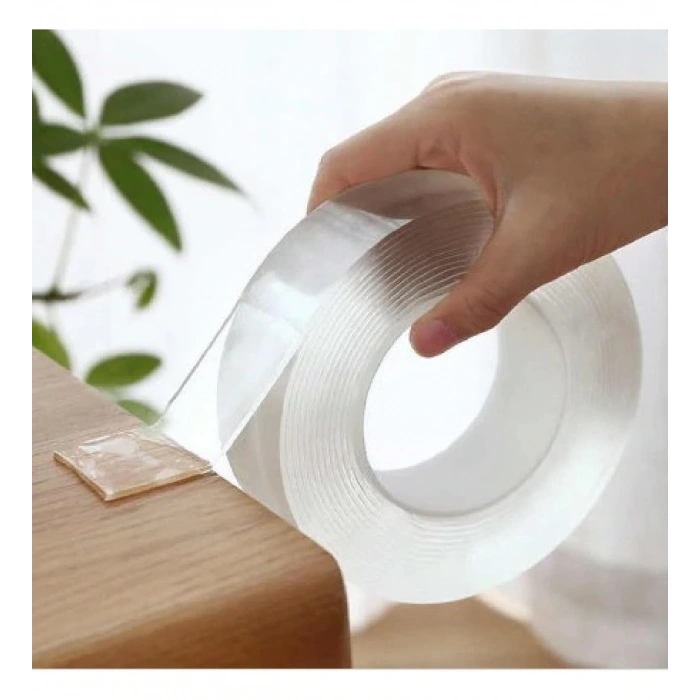 3CMX2MT KALIN GENİŞ NANO BANT ŞEFFAF ÇİFT TARAFLI (5047)