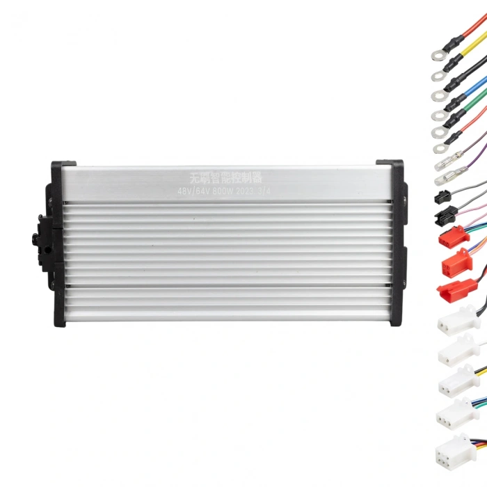 48V-60V 800W ELEKTRİKLİ BİSİKLET VE SCOOTER AKILLI GÜÇ KONTROL ÜNİTESİ (5047)