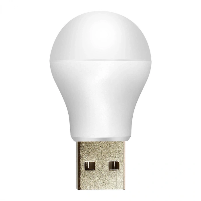 5 VOLT - 1 AMPER USB LED LAMBA BEYAZ (5047)