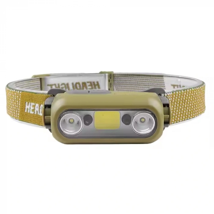 6 MOD PARLAK IŞIKLI 2* XTE+COB LED SENSÖRLÜ KAFA LAMBASI (5047)