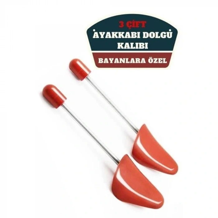 Bayan 36-41 Ayakkabı Dolgu Kalıbı 3 Çift