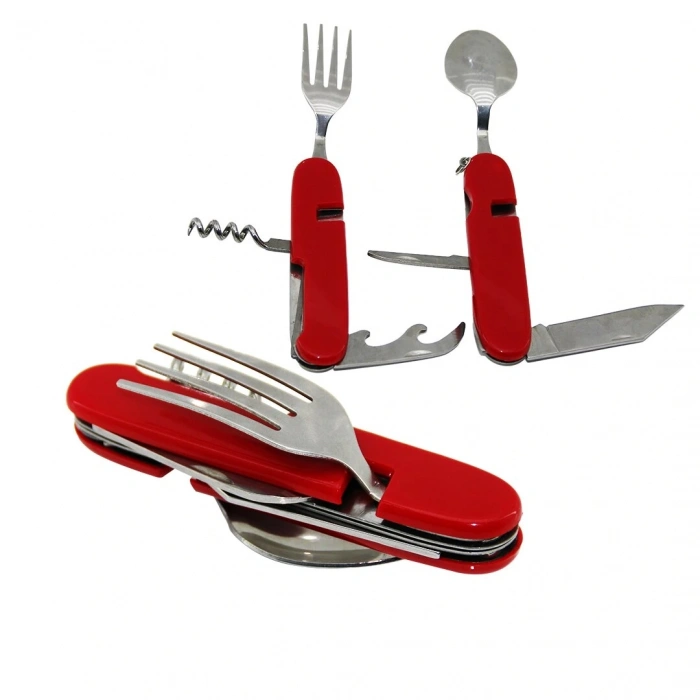 BÜYÜK ÇAKI - ÇATAL - KAŞIK - AÇACAK VB.) 6İN1 ÇOK AMAÇLI AÇACAK (5047)