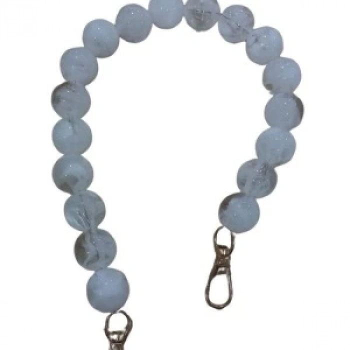 Çanta Askısı 40 cm Akrilik Yuvarlak Sedef