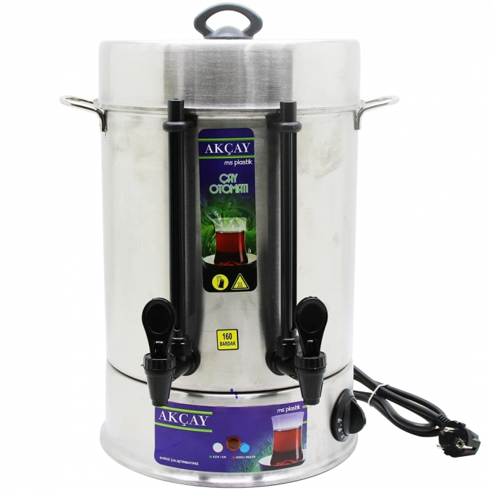 ÇAY OTOMATI 160 BARDAK SEMAVER ELEKTRİKLİ ÇAY MAKİNESİ ( MARKA DEĞİŞKENLİK GÖSTEREBİLİR )  (5047)