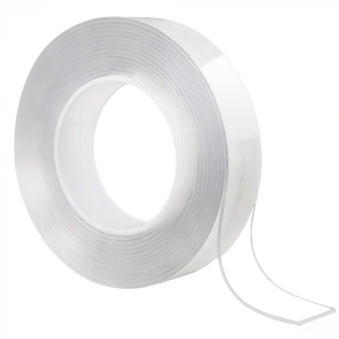 ÇİFT TARAFLI NANO TEKNOLOJİ SÜPER YAPIŞTIRICI ŞEFFAF BANT 1MM*3CM*3M (5047)