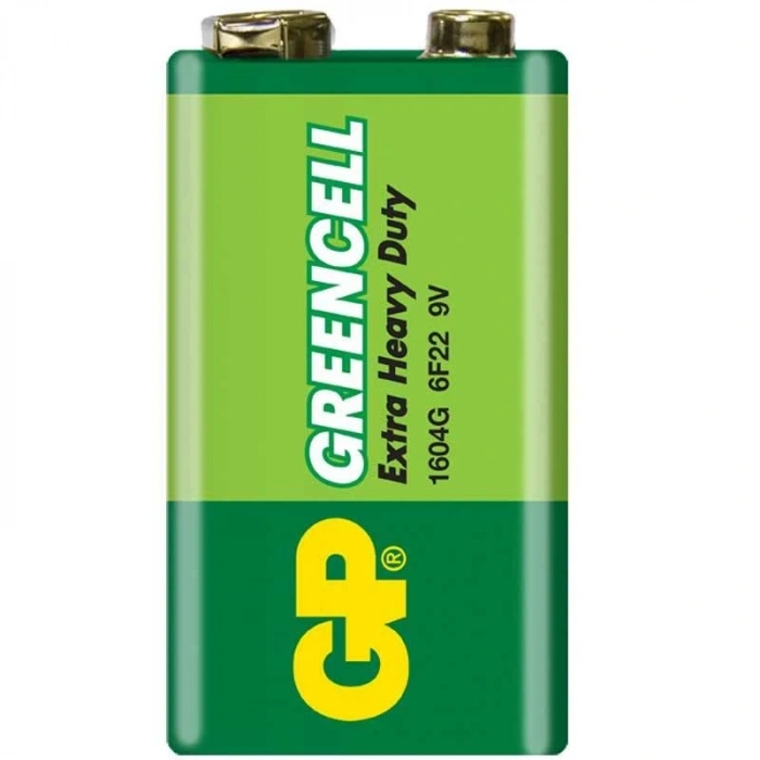 GP 1604G-B GREENCELL 9 VOLT PİL (10LU PAKET) (5047)
