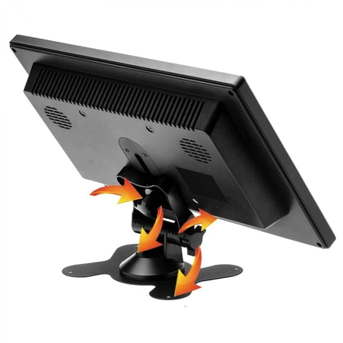 HDMI-VGA-BNC-USB GİRİŞLİ 12 VOLT ÇIKIŞLI 10.1  LCD MONİTÖR (5047)