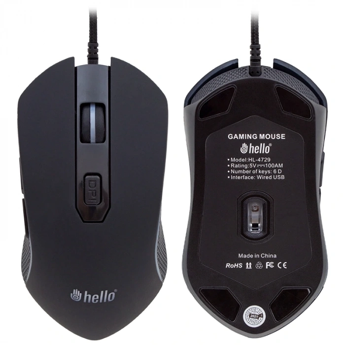 HELLO HL-4729 KABLOLU OYUNCU GAMING MOUSE (5047)