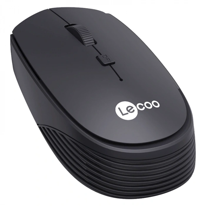 LENOVO LECOO WS202 1600 DPI 4 TUŞLU SİYAH KABLOSUZ MOUSE (5047)