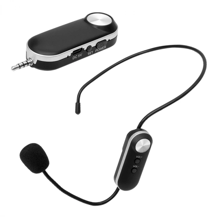 MAGICVOICE MV-1306H UHF 1 HEADSET ŞARJLI KABLOSUZ TELSİZ MİKROFON (5047)