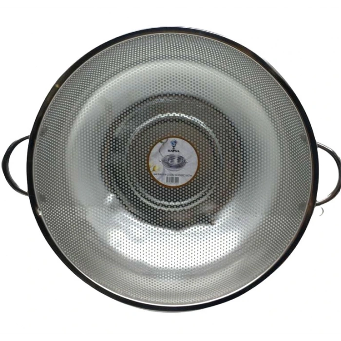 METAL KULPLU ÇELİK TEL SEPET SÜZGEÇ 32CM (5047)