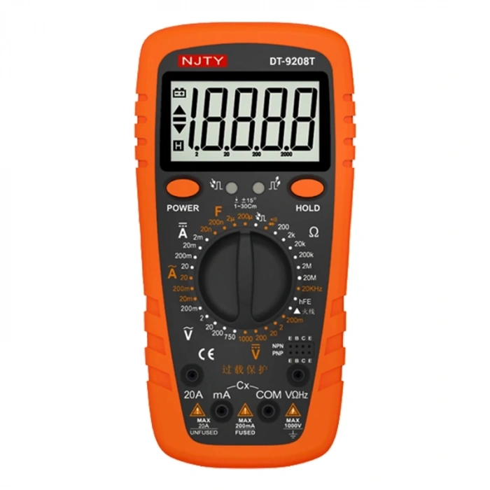 NJTY DT-9208T EL TİPİ MULTİMETRE DIGITAL ÖLÇÜ ALETİ (5047)