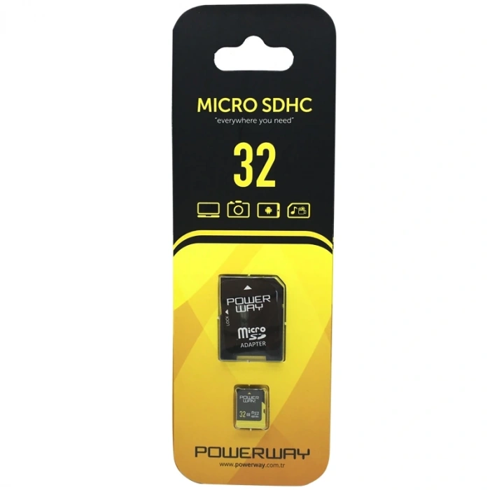 POWERWAY PWR-32 32 GB MICRO SD HAFIZA KARTI (5047)