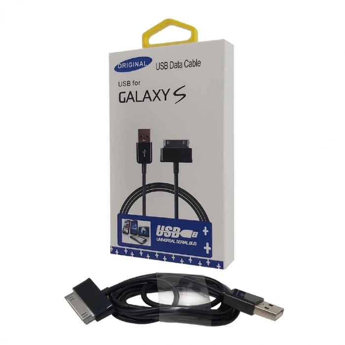 SAMSUNG TABLET DATA KABLOSU USB TO SAMSUNG 1 METRE SİYAH KABLO (5047)