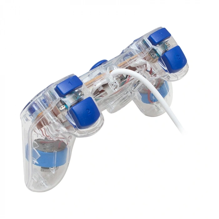 UCOM-704 DOUBLE SHOCK ŞEFFAF JOYPAD OYUN KOLU (5047)