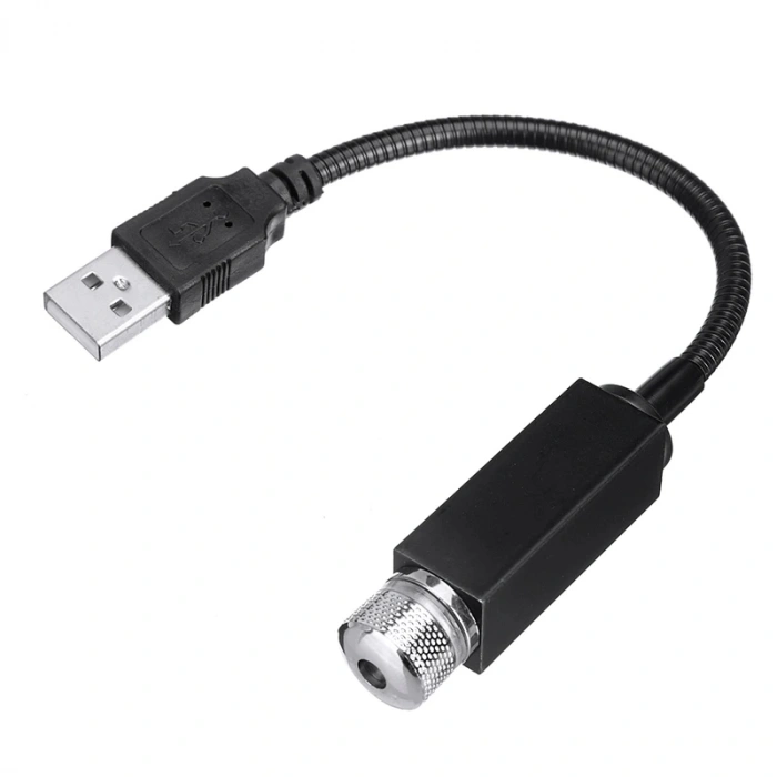 USB ARAÇ İÇİ DEKORATİF LED IŞIK MAVİ (5047)