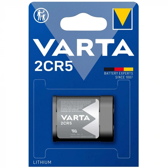 VARTA 2CR5 6 VOLT LİTYUM FOTOĞRAF MAKİNESİ PİLİ (5047)