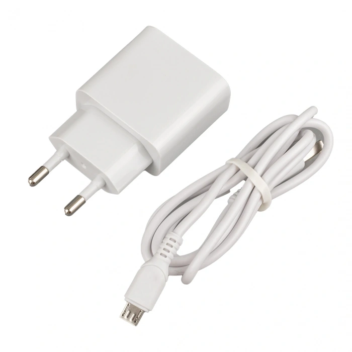 WK-21436 M7 2.1 AMPER ŞARJ BAŞLIK ADAPTÖRÜ + MICRO USB KABLO (NO:3) (5047)