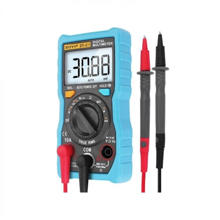 ZOYI ZT-C1 MİNİ CEP TİPİ TRUE RMS DİJİTAL ÖLÇÜ ALETİ (5047)
