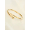 316L Çelik Gold Renk Çivi Model Bileklik