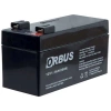 AKÜ 12 VOLT 1.3 AMPER ORBUS ORB12-1.3 (96 X 42 X 52 MM) (5047)