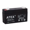 AKÜ 6 VOLT 1.3 AMPER ATEX AKÜ ( 98 X 25 X 52 MM ) (5047)