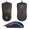 EVEREST SM-M9 1000 DPI USB RGB RAİNBOW LEDLİ SİYAH 3D OPTİK LED MOUSE (5047)