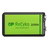 GP RECYKO 9 VOLT 200 MAH NI-MH ŞARJLI PİL GP20R8H-2E1-(GPRHV208R075) (5047)