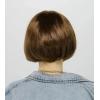 Kahve Renk Düz Kesim Küt Parti Peruğu Kısa Takma Saç (5047)