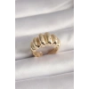Pirinç Gold Renk Kadın Yüzük