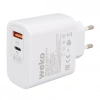 WK-21446 S11-UC 25 WATT 3.0 AMPER TYPE-C + USB ŞARJ BAŞLIK ADAPTÖRÜ (5047)