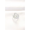 Yıldız Model Silver Renk Ayarlanabilir Yüzük