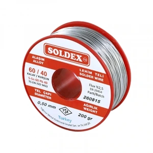 200 GR LEHİM İNCE 0,50 MM SOLDEX  SN60 PB40 (5047)