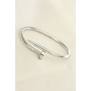 316L Çelik Gümüş Renk Çivi Model Bileklik