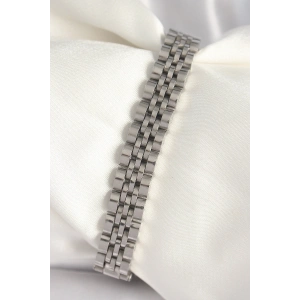 316L Çelik Gümüş Renk Zincir Model Erkek Bileklik