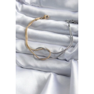 316L Çelik Mix Renk Düğüm Model Kadın Bileklik